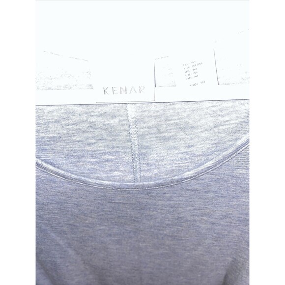 Kenar Casual Tunic Women’s Size Medium Gray Long Sleeve Round Neck - Picture 2 of 12